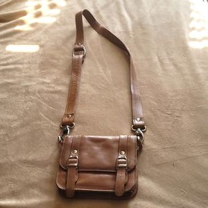 Leather mini bag or belt bag